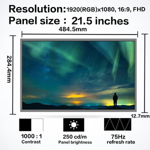 แผงจอ LCD ขนาด21.5นิ้วความละเอียด1920x1080สำหรับเปลี่ยนทดแทน AIO รุ่น LM215WF9-SSA1 LM215WF9-SSA3 LM215WF9-SSA4 M215HCA-L3B - Product Image 1