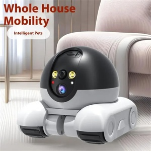 Bidirectional Dialogue Motion Detection Dog Cat Baby Elderly Surveillance <b>Security</b> CCTV <b>Wireless</b> PTZ 360 Robot Baby Pet <b>Camera</b> - Product Image 1