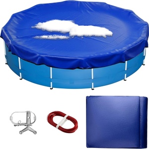 Couverture de piscine d'hiver de haute qualité, directement de l'usine, imperméable, résistante aux UV, pour piscines enterrées et hors sol - Product Image 1