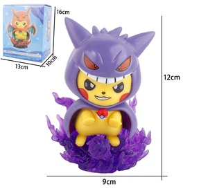 12cm PVC Pokemoned Pickachu Cosplayed mignon Anime Figure pour Collection décoration modèle jouets - Product Image 2