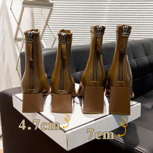 Di Colore della caramella Stivali Alti Al Ginocchio di Modo Chunky Tallone Della Signora Stivali Lunghi Femminile Popolare Del Partito di Ballo Scarpe Dropship - Product Image 4