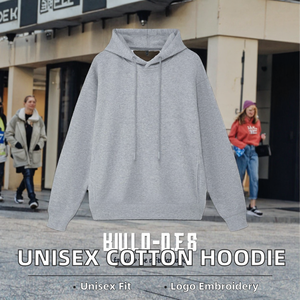 Sudadera con Capucha Unisex de Algodón, Corte Holgado, 380 g/m², Tallas Grandes, Bordado 3D, Impresión de Logotipo Personalizado, Gran Venta - Product Image 2