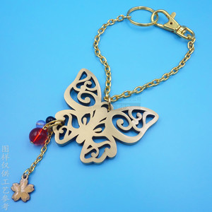 <b>Custom</b> Metal Keychain 25 Number Bronze Vintage Style Hard Wearing <b>Key</b> <b>Ring</b> Pendant Business Gift - Product Image 4