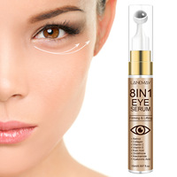 Sérum Crème Contour des Yeux Hydratant, Nourrissant et Raffermissant LANEMAY 8-en-1 - Meilleure Vente