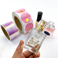 Étiquettes adhésives en vinyle imprimées sur mesure de haute qualité, résistantes à l'eau, pour emballages de parfums, rouges à lèvres, soins de la peau et dentifrice
