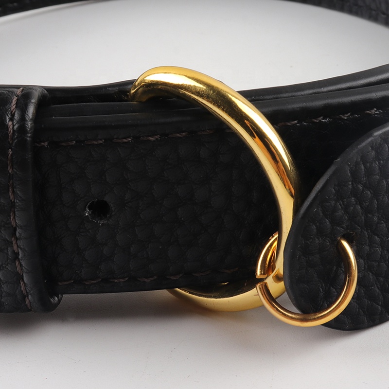 genuine leather dog harness and leashes