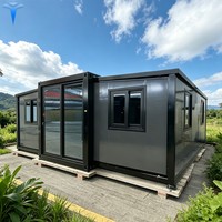 Maison modulaire préfabriquée de 20 pieds et 40 pieds, certifiée SAA CE, extensible, avec toilettes, pour les marchés américain et australien