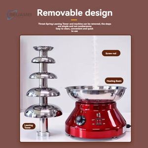 <span class=keywords><strong>Fontaine</strong></span> à <span class=keywords><strong>chocolat</strong></span> commerciale à 5 niveaux pour fêtes, hôtels et buffets, <span class=keywords><strong>appareil</strong></span> chauffant pour cascade de <span class=keywords><strong>chocolat</strong></span> - Product Image 2