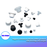 Embouts de câble noirs à extrémité personnalisée Capuchons en silicone pour trous traversants Petits bouchons en caoutchouc à encliqueter pour trous
