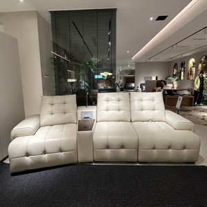 Vonliva - Juego de Sofás Seccionales de Cuero de Lujo, Estilo Moderno, Muebles para Sala de Estar con Luz - Product Image 1