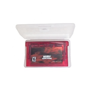 Us Stock classico gioco di carte smeraldo zaffiro rubino foglia verde rosso fuoco per Pokemoned GBA Boy serie USA versione USA - Product Image 3