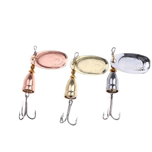 Hoogwaardige groothandel fabrikanten bionische lepel vis aas spinnerbait met drievoudige haken - Product Image 5