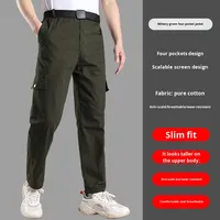 Pantalones de Trabajo para Hombre, de Poliéster, Resistentes a la Suciedad, Resistentes al Desgaste, Protección Laboral, Corte Recto y Holgado, para Mecánicos y Reparación de Automóviles
