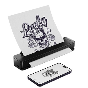 STIGMA, impresora de plantilla de tatuaje térmica inalámbrica de acero inoxidable, almohadilla de teléfono e impresora de tatuaje portátil para PC - Product Image 1