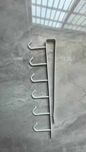 Organisateur de <span class=keywords><strong>cuisine</strong></span> suspendu, support pour tasses à café, porte-tasses sous l'armoire avec 6 crochets, porte-serviettes de salle de bain - Product Image 6