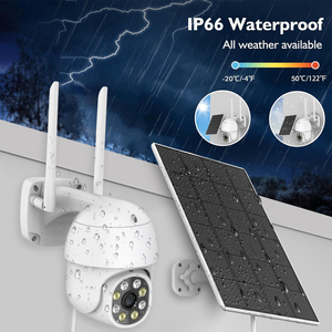 Tuya スマートホームセキュリティカメラ ソーラーバッテリー 双方向音声 モーション追跡 継続録画 内蔵サイレン対応 Wi-Fi - Product Image 4