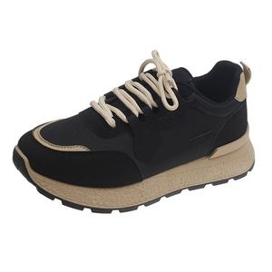 Zapatillas de running de moda transpirables con cordones y suela gruesa, estilo universitario cómodo para mujer, nueva colección otoño 2025 - Product Image 1