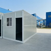 Maison conteneur modulaire pliable et détachable, maisons conteneurs en kit, bureau préfabriqué, maison mobile de camping