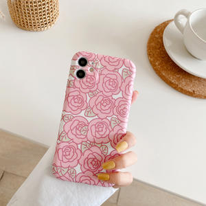 Funda de teléfono móvil con hermosa flor personalizada, para iPhone 13, 12, 11 <span class=keywords><strong>Pro</strong></span>, Max, X, XR, XS, Max, IP13, IP12, Floral, suave, TPU - Product Image 2