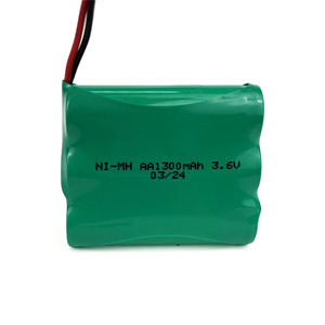 맞춤형 3.6V AA NiMH 1300mAh 충전식 배터리 팩 태양열 가로등 조경 조명에 대한 내열성 - Product Image 3