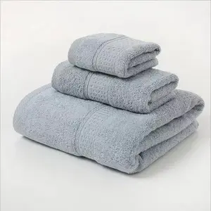 Supplier Water Absorption High Quality Extra Large 100% Combed Cotton Hotel Bath Towel Sets