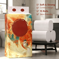 Échantillon Gratuit de Papier Toilette Jetable Ultra-Absorbant, Hygiénique, Écologique, Sans Mandrin, en Pâte de Bois Vierge Douce