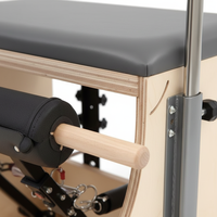Chaise d'entraînement de yoga et de Pilates MJD W18A en bois d'érable massif, chaise Wunda portable et réglable pour studio de Pilates et clubs de fitness