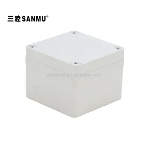 SM2-128:100*100*75MM Factory injection molded ABS material upper and lower cover plastic screw fixed waterproof box