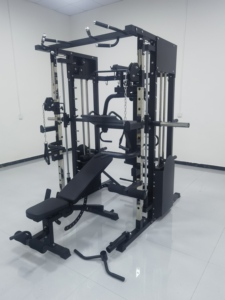 Equipo <span class=keywords><strong>de</strong></span> Gimnasio en Casa Más Vendido: Máquina Smith para Sentadillas, Estación Multifunción para Entrenamiento <span class=keywords><strong>de</strong></span> Pecho, Espalda y Brazos, Ejercicio <span class=keywords><strong>de</strong></span> Fuerza - Product Image 3