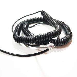 Tùy chỉnh chiều dài chất lượng cao PU mùa xuân dây <span class=keywords><strong>2</strong></span> lõi cuộn dây cáp điện điện xoắn ốc cáp cho các thiết bị y tế - Product Image 2