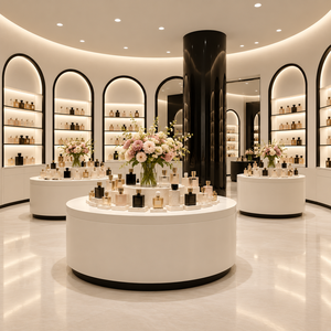 Diseño Interior de Tienda de Perfumes de Lujo, Muebles de Exhibición Personalizados para Tienda de Fragancias - Product Image 1