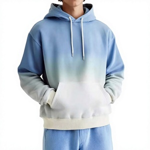 Custom Heavyweight Men Hoodie Loose Fit Oversized Hooded Sweatshirt Premium Cotton Blend Streetwear Pullover Hoodies For Mens - Product Image 2