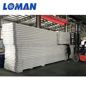 LOMAN Hot Sale Thermal Insulation PUR/PIR/PU Core Cold Room Panel Sandwich cold room system cold room wall sandwich panels