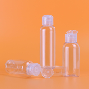 Bouteille en plastique transparente vide pour gel cosmétique, de qualité alimentaire, avec bouchon à rabat, 15 ml, 30 ml, 50 ml, 60 ml, 100 ml, 120 ml, 200 ml - Product Image 3