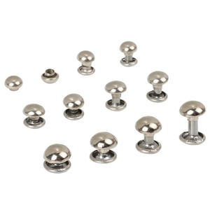 Rivets à double tête en laiton massif de qualité supérieure, style antique, pour sacs - Product Image 1