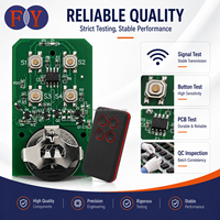 Control Remoto Universal Programable de 4 Botones y Multifrecuencia (280-868MHz) para Abridores de Puertas de Garaje