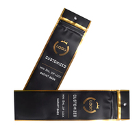 Mini sacs d'échantillon en feuille mate de qualité alimentaire personnalisée pochettes 28g avec fermeture à glissière debout en Mylar sac avec logo pour pochette d'emballage