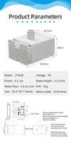 2023 plus récent Mini Brushless DC pompe sans fil Pet distributeur de fontaine d'eau potable pour système hydroponique