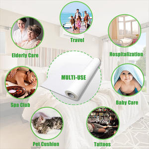 <span class=keywords><strong>Rollo</strong></span> de <span class=keywords><strong>papel</strong></span> de <span class=keywords><strong>Camilla</strong></span> desechable de <span class=keywords><strong>papel</strong></span> de mesa de examen de masaje crepé estándar para clínica de Hospital - Product Image 6