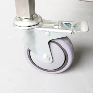 Carrito <span class=keywords><strong>de</strong></span> Acero Inoxidable Multicapa, Carrito Portátil <span class=keywords><strong>de</strong></span> Acero Inoxidable con Ruedas, Apto para Servicios <span class=keywords><strong>de</strong></span> <span class=keywords><strong>Catering</strong></span> - Product Image 4