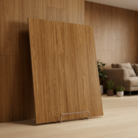 Houtnerf SPC wandpaneel, milieuvriendelijk, krasbestendig, waterdicht vinyl voor woonkamer, tv-wand en badkamer, modern design