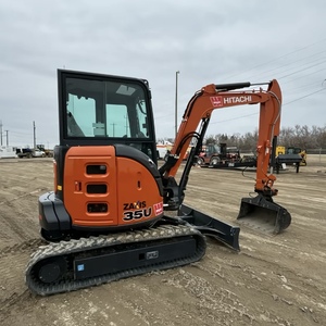 Vente flash : Mini-excavatrice Hitachi ZX35U d'occasion de 3 tonnes avec moteur et pompe pour projets agricoles et de construction urbaine - Product Image 1