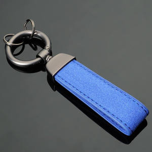 سلسلة مفاتيح جلدية معدنية بشعار أزرق تلقائي AMG BMW M R Sline، حلقة مفاتيح للخصر، حامل مفاتيح - Product Image 1