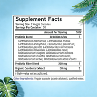 Capsules de probiotiques pour femmes en marque privée OEM, compléments alimentaires, 100 milliards d'UFC, bienfaits antioxydants et immunité améliorée