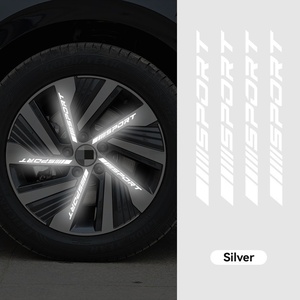 Pegatinas Reflectantes para Ruedas de <span class=keywords><strong>Coche</strong></span>, Pegatinas Deportivas para Llantas, Pegatinas Luminosas para <span class=keywords><strong>Coche</strong></span>, Modificación Deportiva - Product Image 6