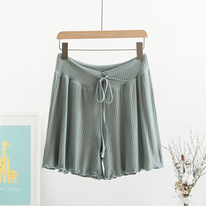Pantaloncini Premaman Estivi <span class=keywords><strong>in</strong></span> Tessuto Fresco ed Elastico, Shorts per Gravidanza con Fascia <span class=keywords><strong>in</strong></span> Vita Regolabile, Abbigliamento Premaman Emotion Moms - Product Image 6