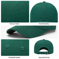 Gorra de Béisbol Clásica de 6 Paneles, Personalizable, de Algodón Transpirable de Alta Calidad para Deportes, Running y Equipos, Venta al Por Mayor