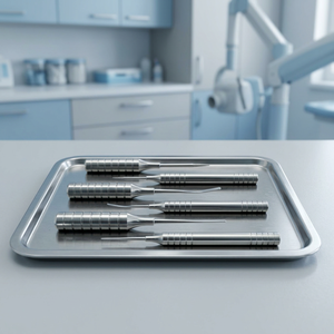 Periotome en titane, lot de 3 détartreurs dentaires de classe I, certifié CE, UA-9651, rehausseur de sinus, garantie 1 an - Product Image 3