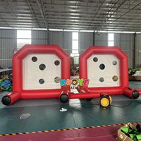 Offre Spéciale jeux de carnaval en plein air cible de football jeu de tir de football gonflable en pvc pour la fête et les événements