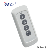 Télécommande sans fil RF 433 MHz à code d'apprentissage, 1/2/3/4/6 boutons, télécommande 12 V pour porte de garage